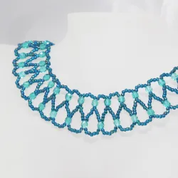 Necklace - Dentelle Shirley - Necklace - Laiton bronze